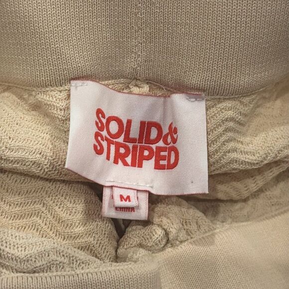 SOLID & STRIPED THE CHARLIE SHORT in OATMEAL M - Picture 5 of 6